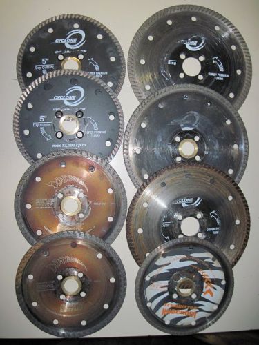 Used Diamond Blade Lot 6&#034; and 5&#034;