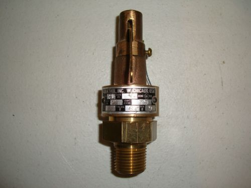 NEW AQUATROL # 121 60 PSI SIZE 1/2&#034; RELIEF VALVE 3/4 SEAT IN, 79 CFM