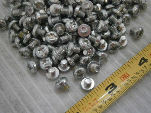 Machine Screws 8/32 x 3/16 Slotted Pan Head Torx Steel Zinc Lot of 50 #2327