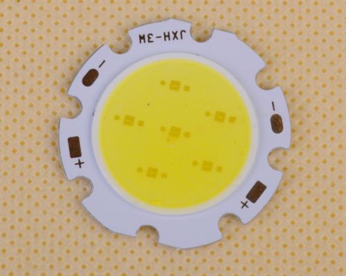 NEW 3W Pure White COB High Power LED Roundness LED Light Emitting Diode