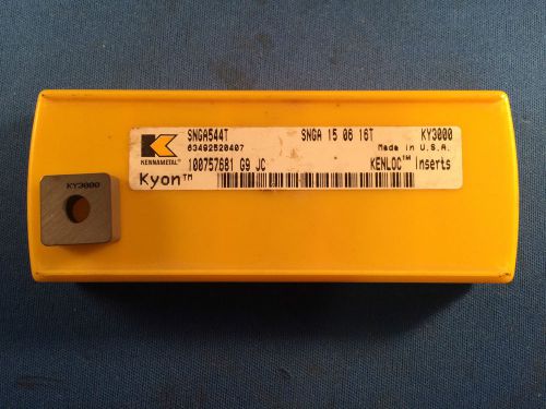 NIB Kennametal SNGA544T KY3000 Kenloc Ceramic Inserts