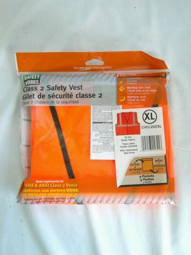 Saftey Works Class 2 Saftey Vest XL CVCL2SOXL (Inv.#:3264956)