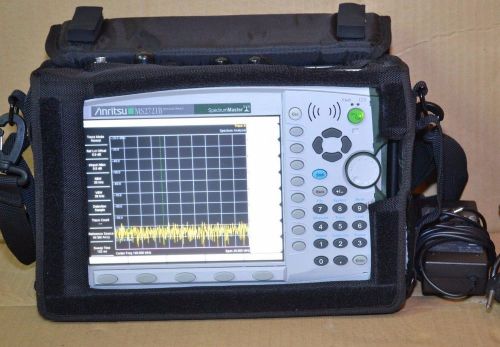 Anritsu MS2721B Spectrum Master Handheld Analyzer Loaded w/ Accessories