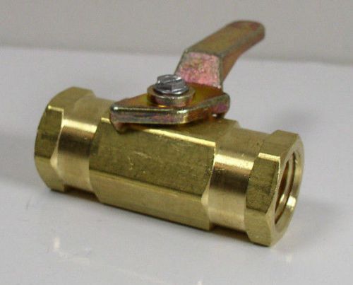 1/4&#034; FNPT Brass Mini Ball Valve Full Port