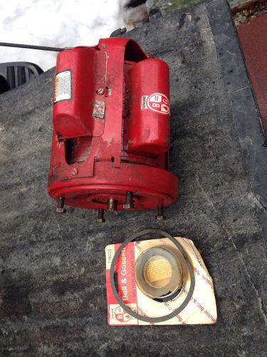 Bell &amp; Gossett B&amp;G Circulating Hot Water Motor With Mount Set &amp; Gasket Used Work