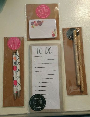 NEW Erin Condren Kikki K Filofax Kate Spade Target Dollar Spot Pens Pencils Note