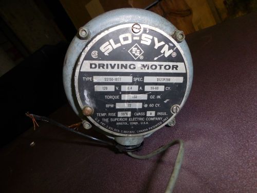 SLO-SYN DRIVING MOTOR SS150-1077 ebay233 9101C