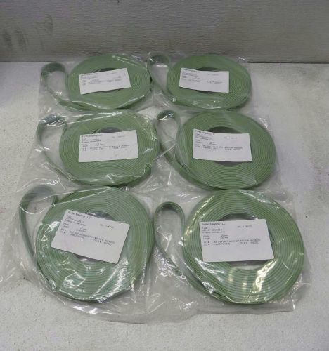 Lot of (6) Forbo Siegling GG 10P-40 Green Folder/Carrier Belt, 25mmW x 2,320mmL