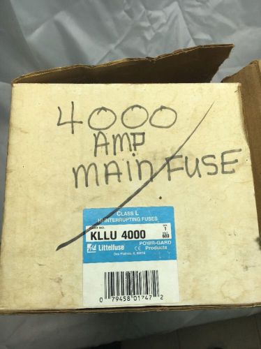 LITTELFUSE KLLU 4000 KLLU4000 NEW IN BOX OLD STOCK