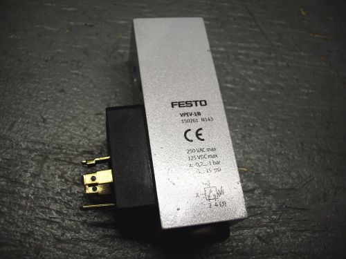 FESTO VPEV-1/8 PRESSURE SWITCH SENSOR (ADJUSTABLE) 150261