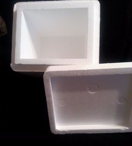Styrofoam Insulation Mailing Container Box Lightweight Shipping Fragile 6x8x8