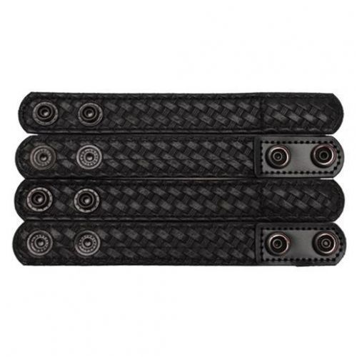 Bianchi #7906 AccuMold Elite Belt Keeper Hidden Basket Black 4 Pack 22091