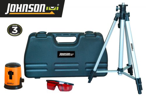 Johnson self-leveling cross-line laser level kit for sale