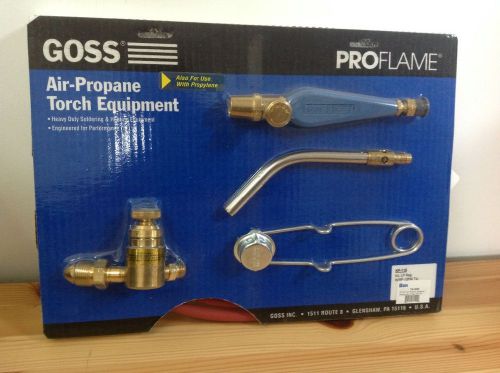 Goss KP-115 Air Propane Soldering Torch Kit LP Regulator and BP-15Pm Tip