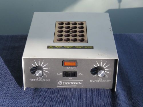 FISHER Dry Bath Incubator  with 24 position block guaranteed!!!