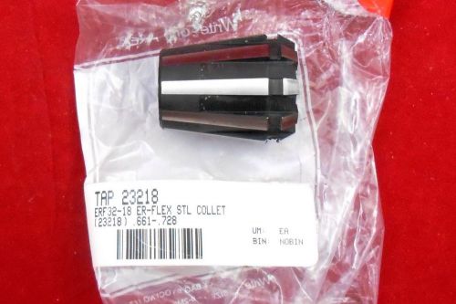 NEW TAPMATIC TAP 23218 ERF32-18 ER FLEX SLT COLLET .661-.728   - Expedited Ship