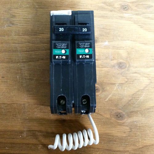 New EATON 20 AMP 2 POLE ARC FAULT CIRCUIT INTERRUPTER BREAKER BRL220CAF Combo