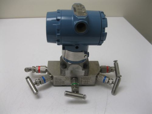 Rosemount 3051 CD 3A Hart Pressure Transmitter w/ Manifold NEW B7 (1981)