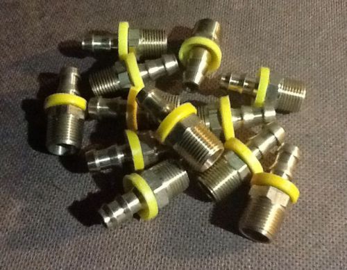 3/8 Push Lok Fittings X 3/8 NPT (12pcs)