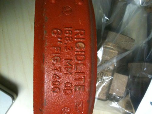 6&#034; Gruvlok Rigidlite 7400 Coupling  168.3 Mm Fire Sprinkler Pipe Clamp