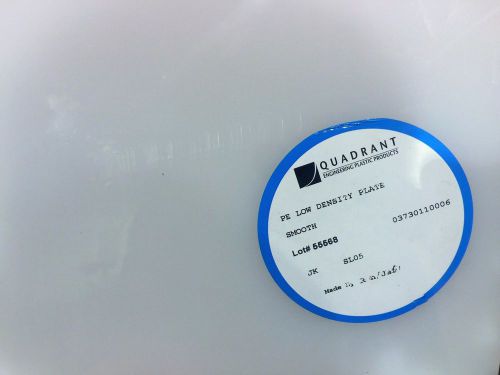 3/4&#034; natural polypropylene plastic sheet proteus homopolymer .750&#034; x 12&#034; x 12&#034; for sale