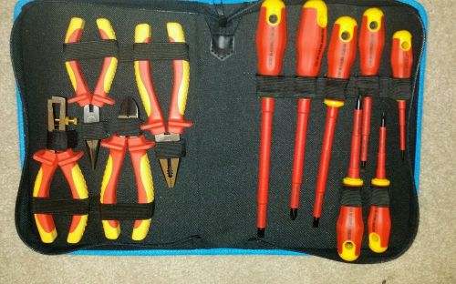 Jonard Insulated Electrical Tool Set 11 Pieces-High Voltage Hand Technician