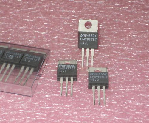 LM2937ET 5.0  VOLTAGE REGULATOR LM 2937ET TO-220 10 Pcs *** NEW ***