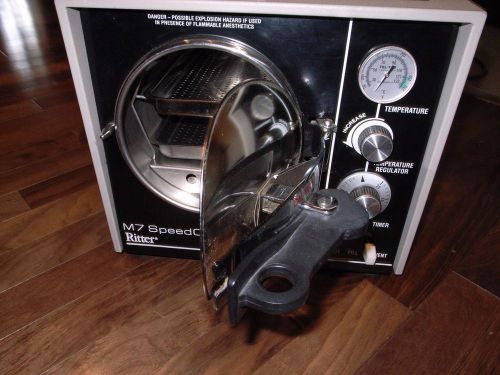 Ritter M7 Speed Clave Sterilizer Autoclave. Tattoo, foot Care, Podiatrist, Vet.