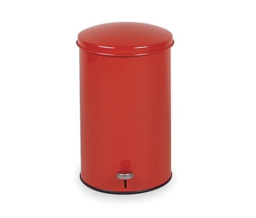Rubbermaid  fgst35eplrd step on trash can, round, 3.5 gal., red for sale