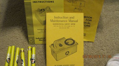 VINTAGE COLD WAR CIVIL DEFENSE CDV-777-2 RADIATION DETECTION KIT