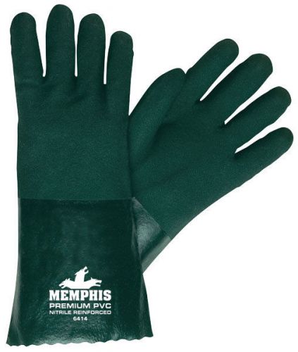 6414 Memphis Premium Double Dip PVC, Jersey Lined, Nitrile Reinforced 14&#034; Length