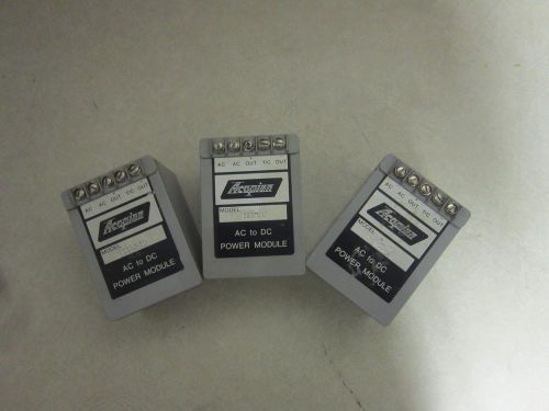 Multiple of 3 Acopian Power Supplies 5EB250, DB15-50, 24EB60, AC-DC Power Module