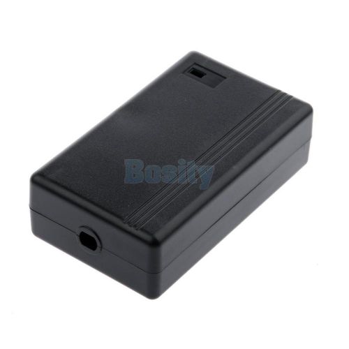 Black Fixing Holes Plastic PVC Electrical Connection Junction Box