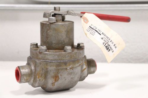 Bertrem 1&#034; BP05-1050TG-15XL CV-151 Lever Valve + Free Priority Shipping!!!