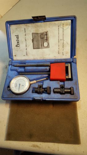 CENTRAL TOOLS Model 6410 (N) 260) 1&#034; Range Dial Indicator Set