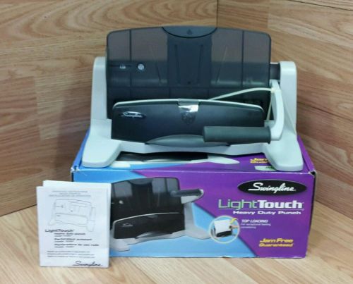 Swingline (74357) Light Touch 40-Sheet Heavy Duty 2-3 Hole Punch w/ Instructions