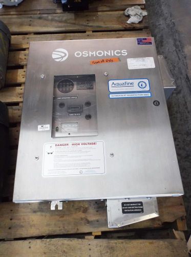 AQUAFINE OSMONICS RBE-12R/60 TRI-C ULTRAVIOLET DISINFECTION UNIT 120 VOLT (USED)