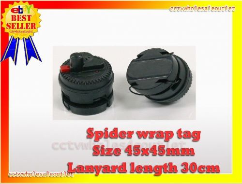 SECURITY SPIDER WRAP ARLARM SENSOR TAG 1 PC CHECKPOINT® COMPATIBLE 8.2MHZ BLACK