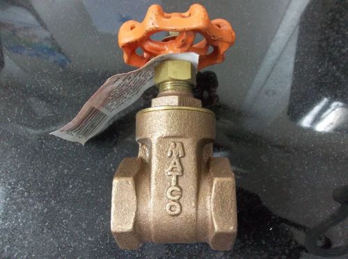 Matco 1&#034; gate valve new for sale