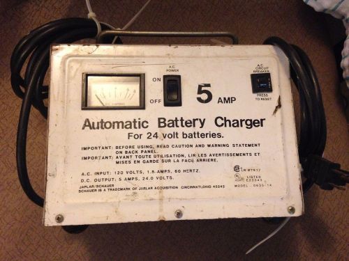 Schauer automatic battery 24 v / 5 amp charger model 0635-14 scooter / golf cart for sale