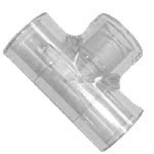 1&#034; PVC SCH 80 CLEAR TEE