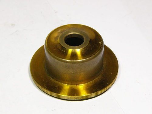 Microscope part: condenser (?) Table (?) Stage (?). ANTIQUE BRASS Vintage