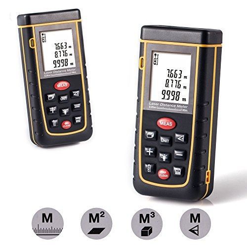 0.16 to 131ft (40m) Laser Measure,GoerTek? Portable Laser Distance Measuring