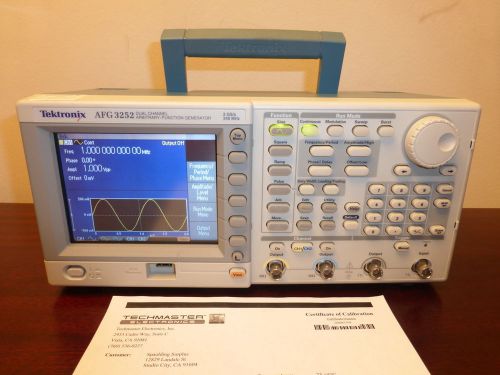 Tektronix AFG3252 Dual Channel 240MHz Arbitrary Waveform Generator - CALIBRATED!