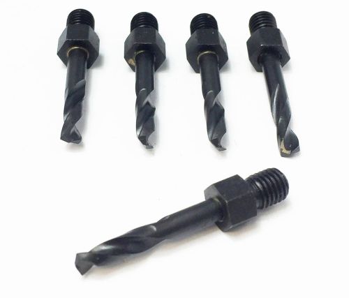 Threaded Drill Bits HSS size #21 0.1590&#034; 135 degree split point 5 piece NEW