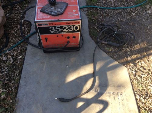 Welder craftsman 35-230 variable arc welder