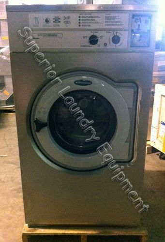 Wascomat washer w630, 30lb, coin, 220v/3ph, stainless steel front, reconditioned for sale