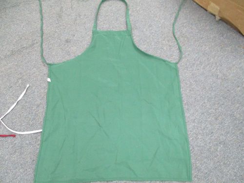 1  PIECE NEW SPUN POLY KITCHEN COMMERCIAL RESTAURANT BIB APRON GREEN