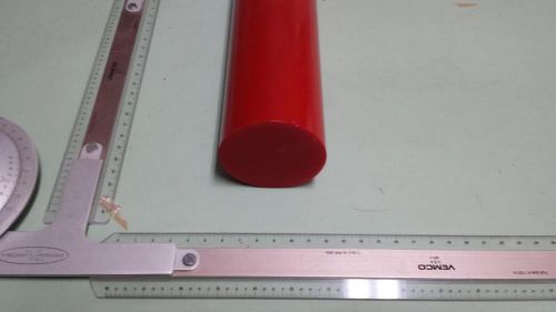 3&#034; dia. x 36&#034; long urethane / polyurethane 95 a red rod p/n 11391 for sale