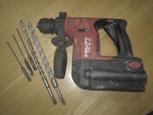 Hilti TE 6-A 36v Cordless Rotary Hammer Drill w/ 1 battery TE6-A &amp; Bits